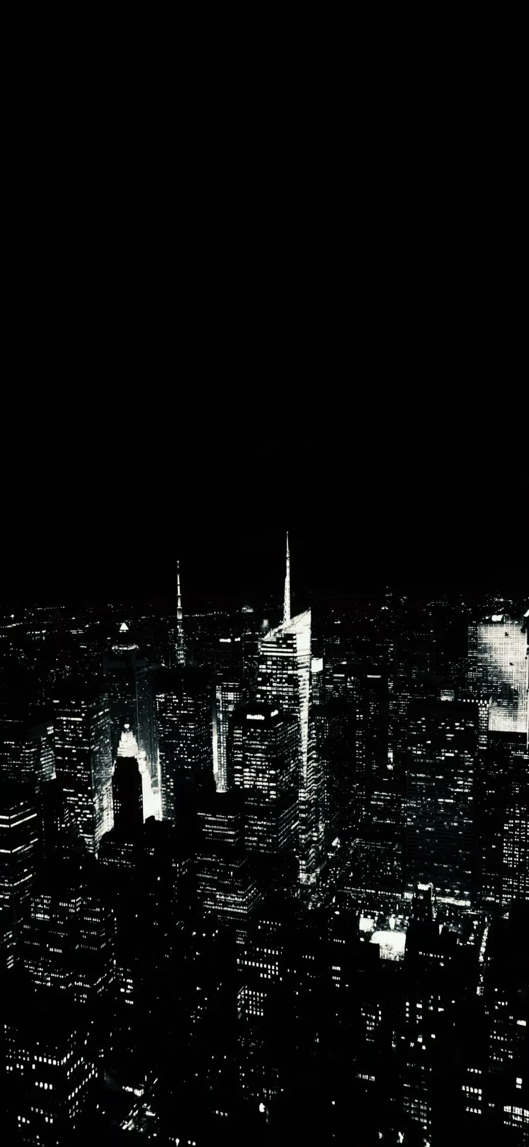黑夜里的城市